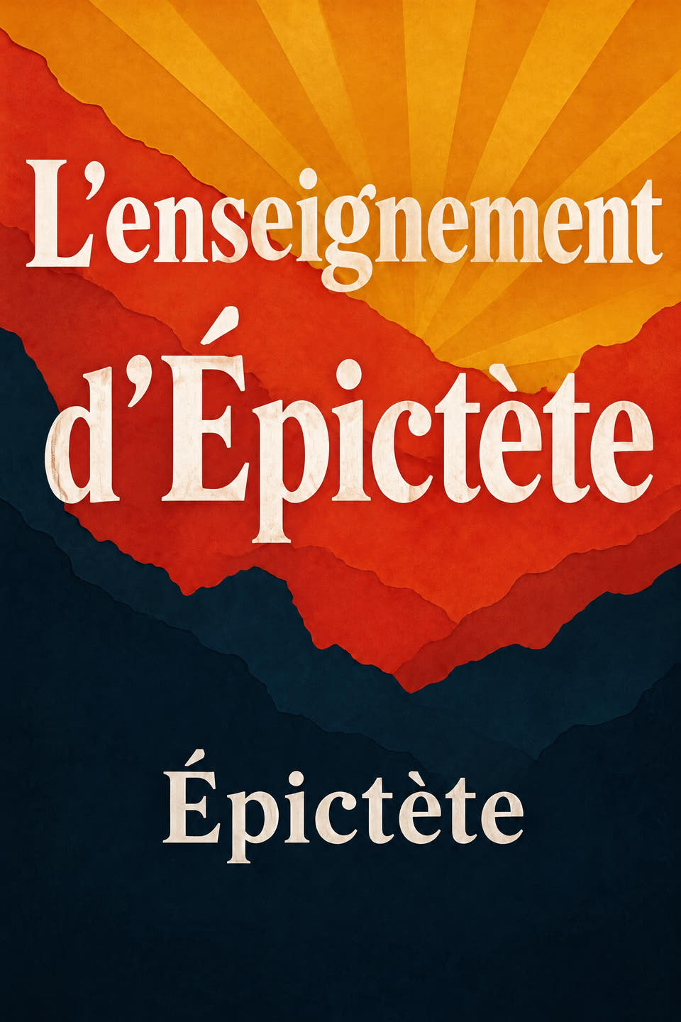 L’enseignement d’Épictète by Épictète, the cover