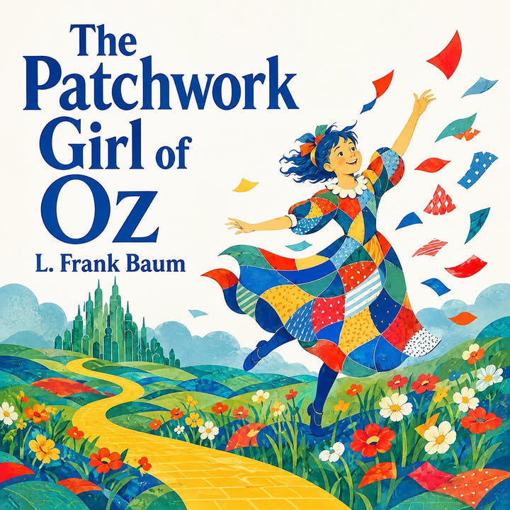 The Patchwork Girl of Oz, the audiobook cover