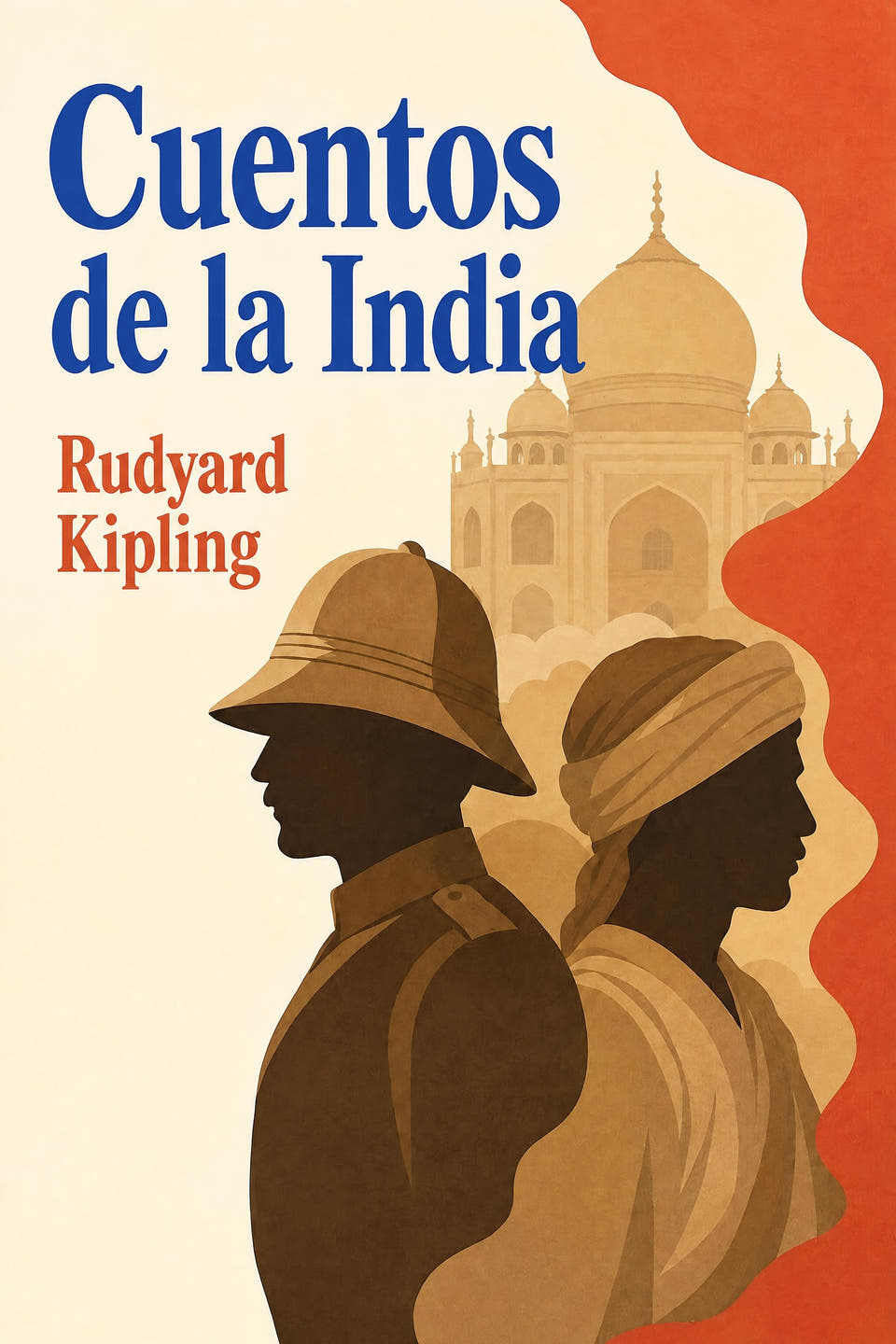 Cuentos de la India by Rudyard Kipling, the cover