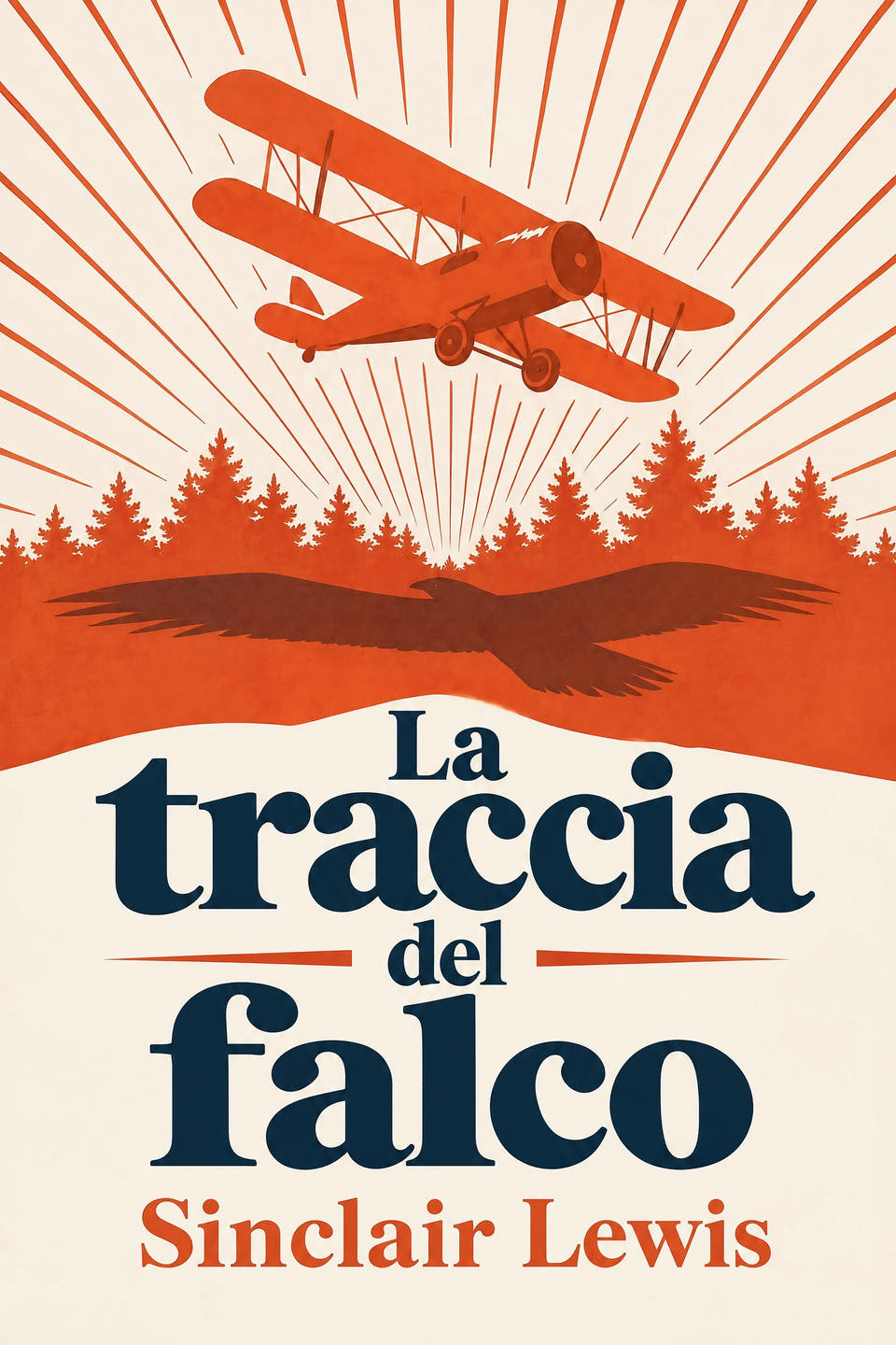 La traccia del falco by Sinclair Lewis, the cover