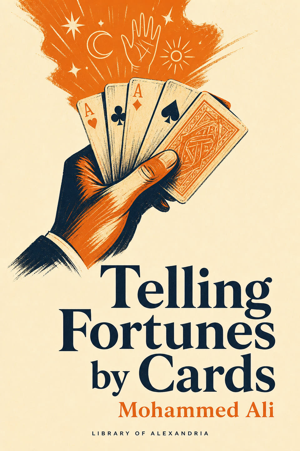 La adivinación por medio de las cartas by Mohammed Ali, the cover