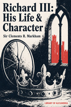 Ricardo III: vida y carácter, the cover of this edition