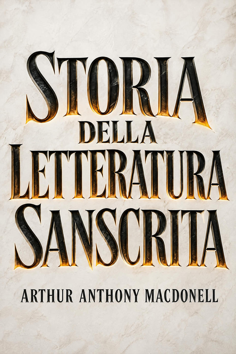 Storia della letteratura sanscrita by Arthur Anthony Macdonell, the cover