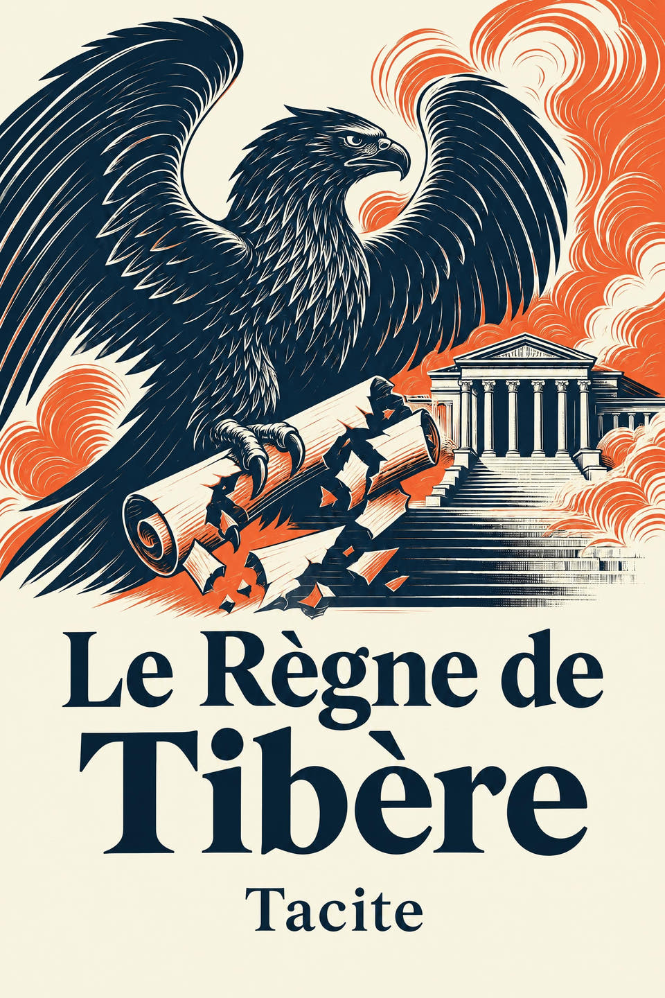 Le Règne de Tibère by Tacite, the cover