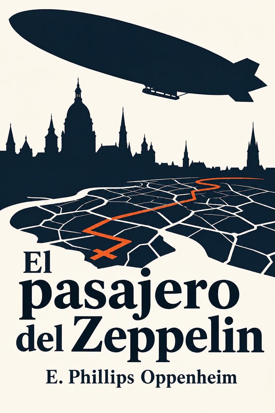 El pasajero del Zeppelin by E. Phillips Oppenheim, the cover