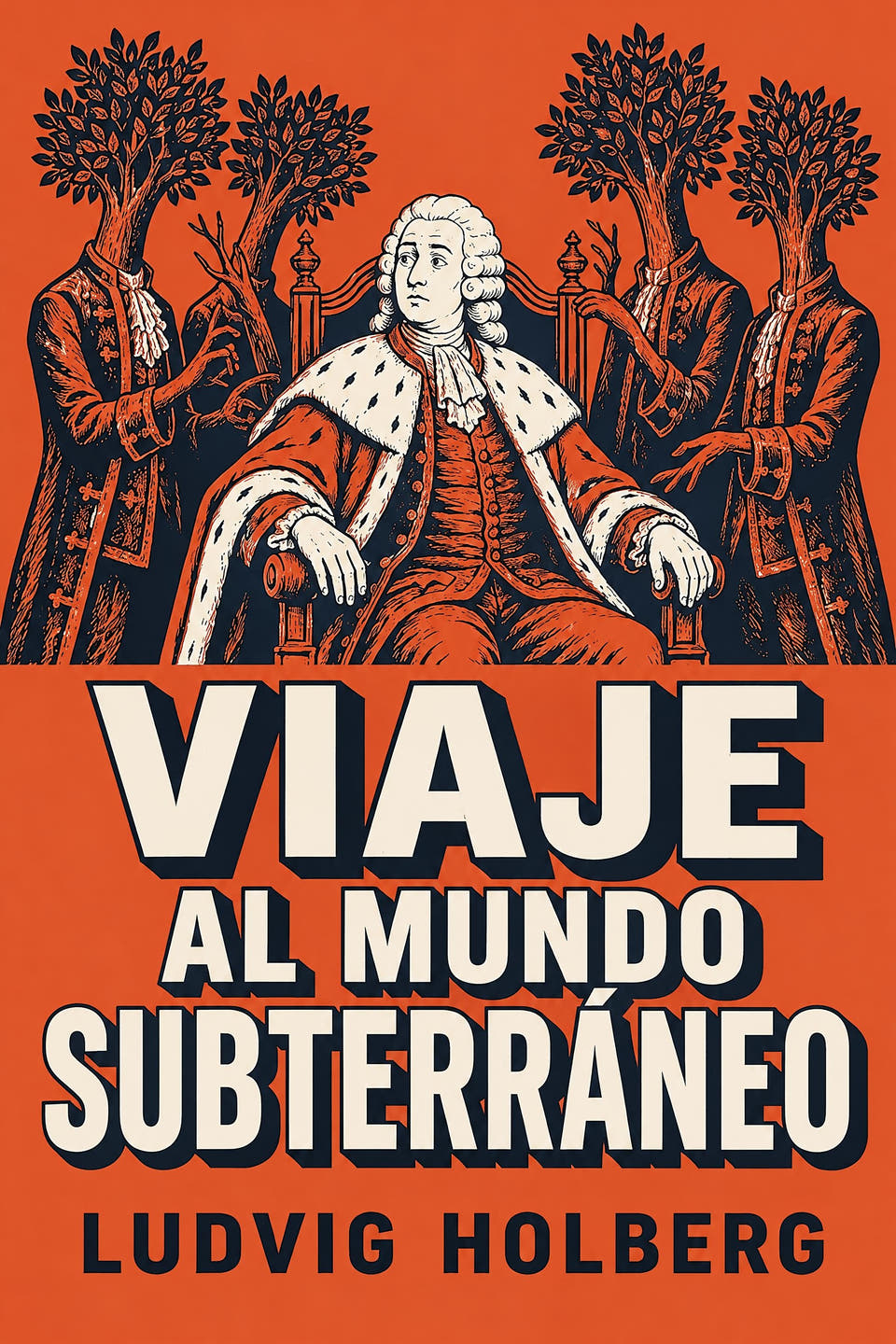 Viaje al mundo subterráneo by Ludvig Holberg, the cover