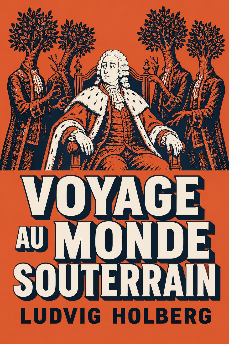 Voyage au monde souterrain by Ludvig Holberg, the cover