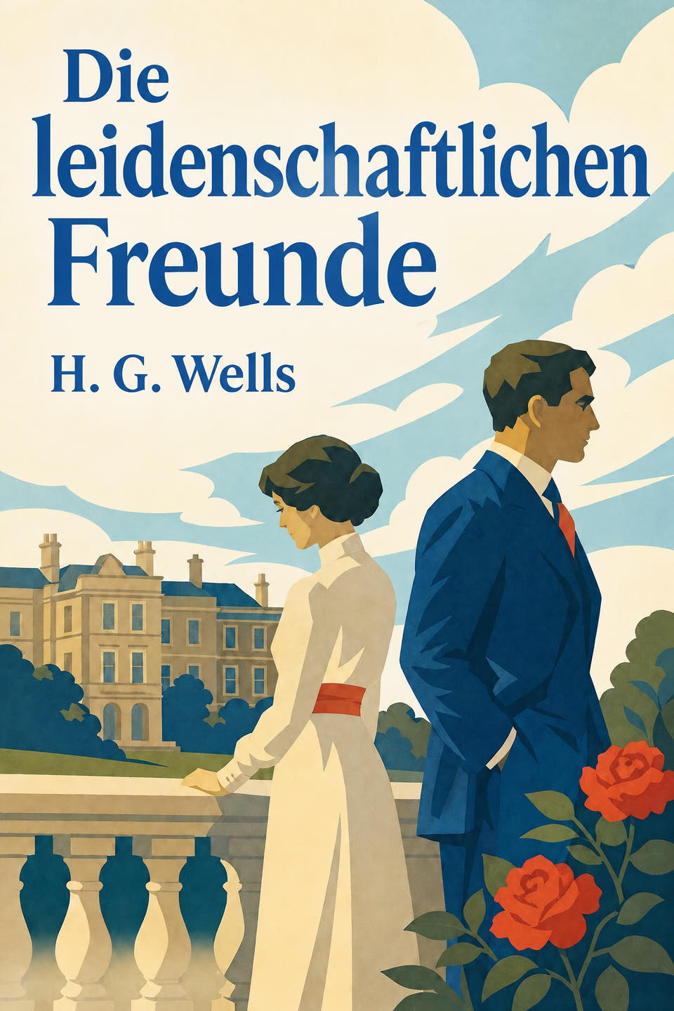 Die leidenschaftlichen Freunde by H. G. Wells, the cover