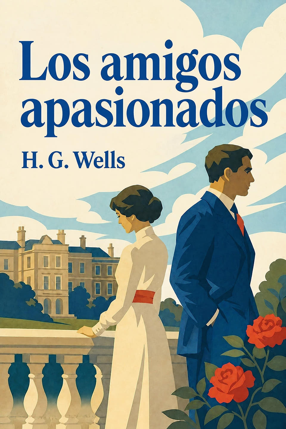 Los amigos apasionados by H. G. Wells, the cover