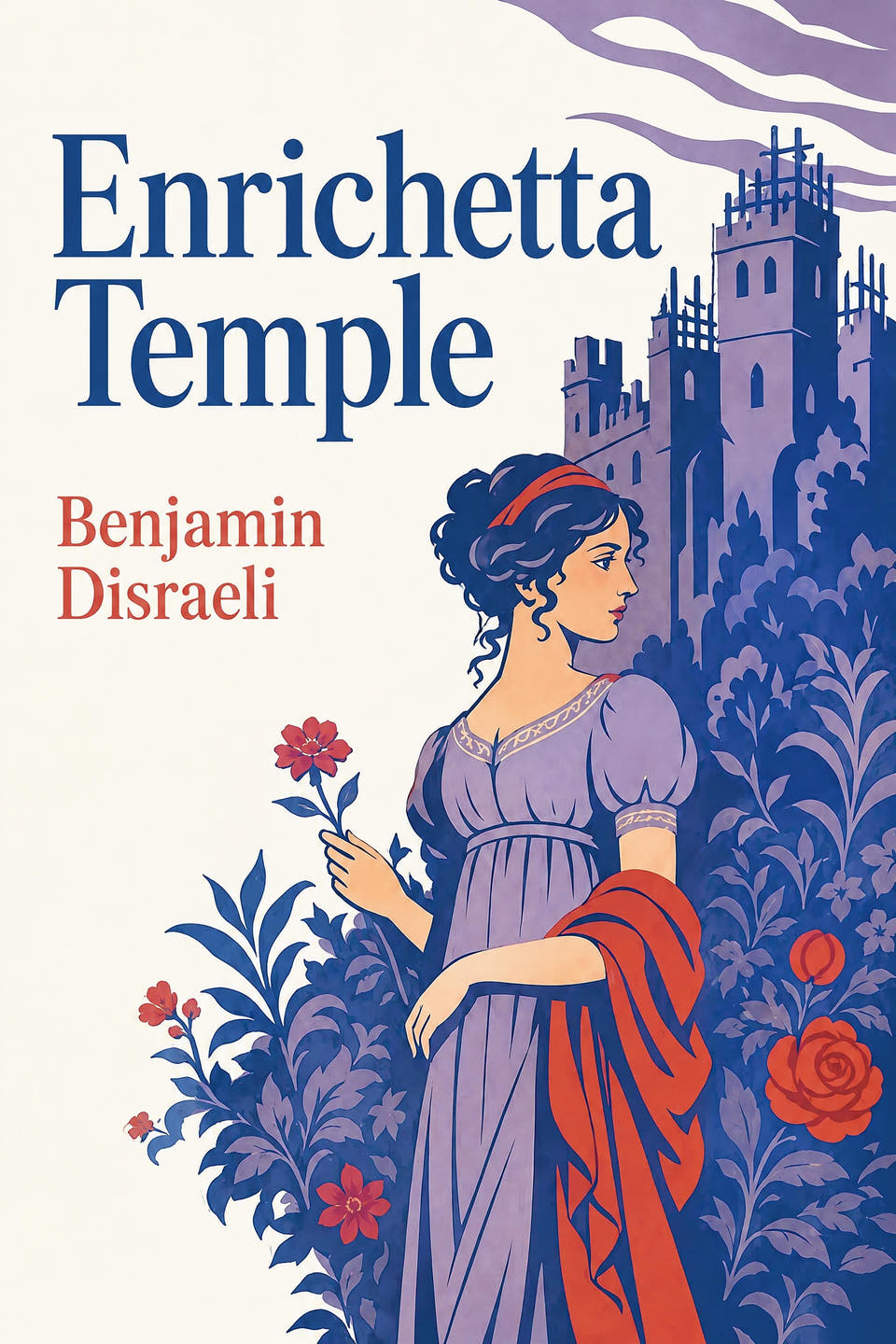 Enrichetta Temple by Benjamin Disraeli, the cover