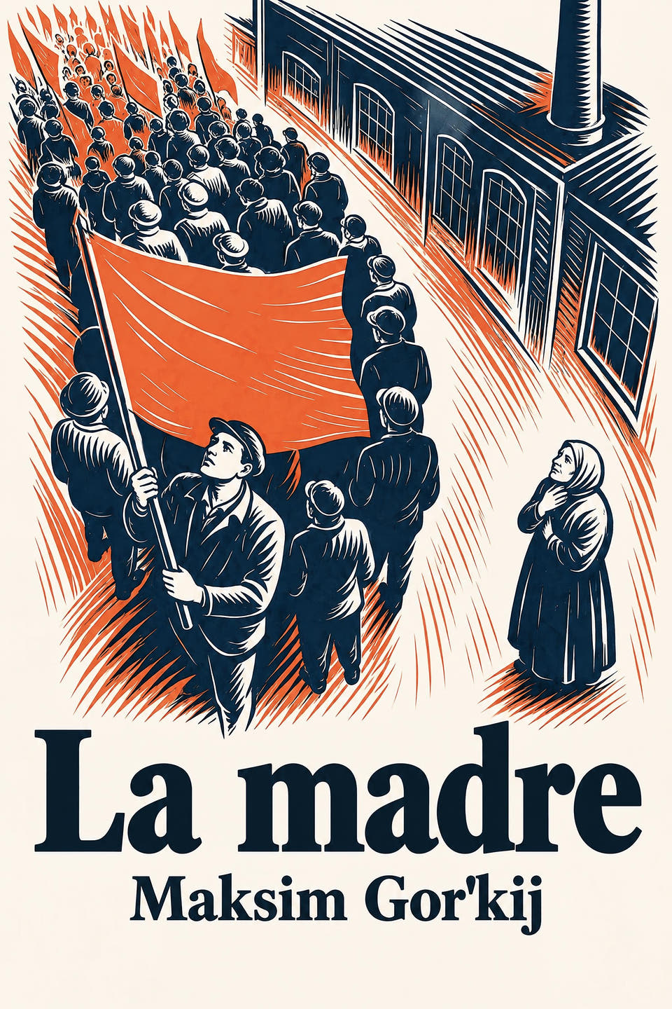 La madre by Maksim Gor'kij, the cover