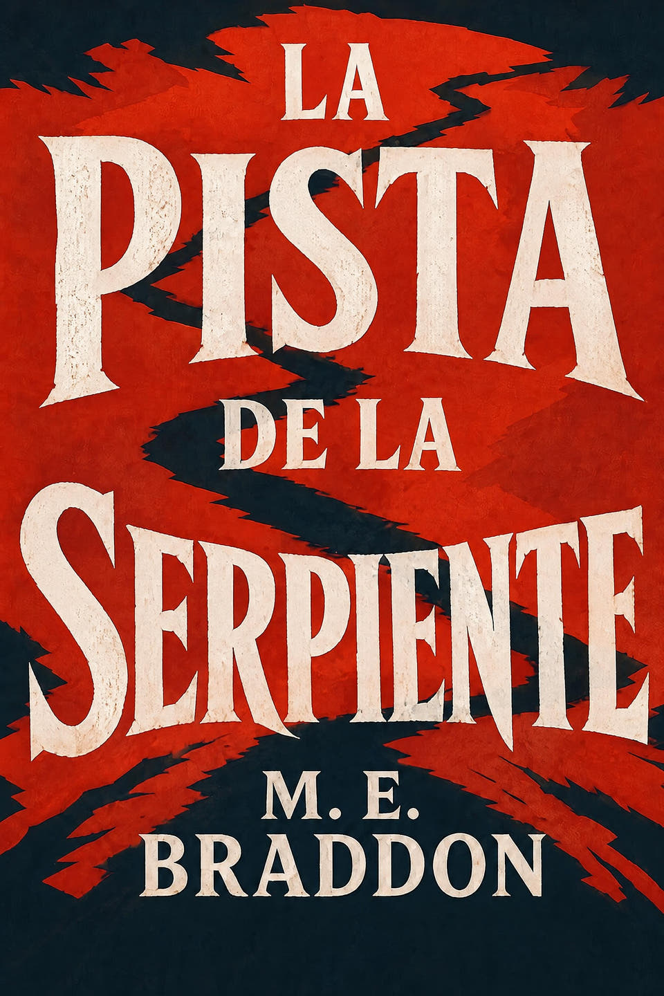 La pista de la serpiente by M. E. Braddon, the cover