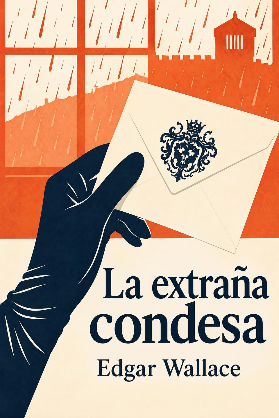 La extraña condesa by Edgar Wallace, the cover