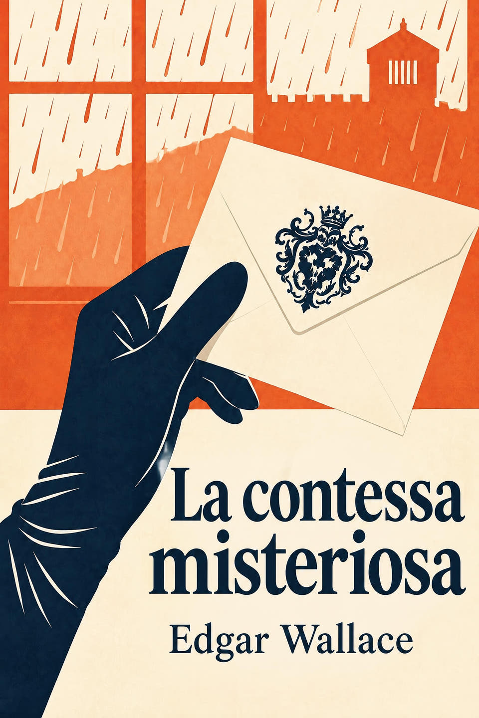 La contessa misteriosa by Edgar Wallace, the cover