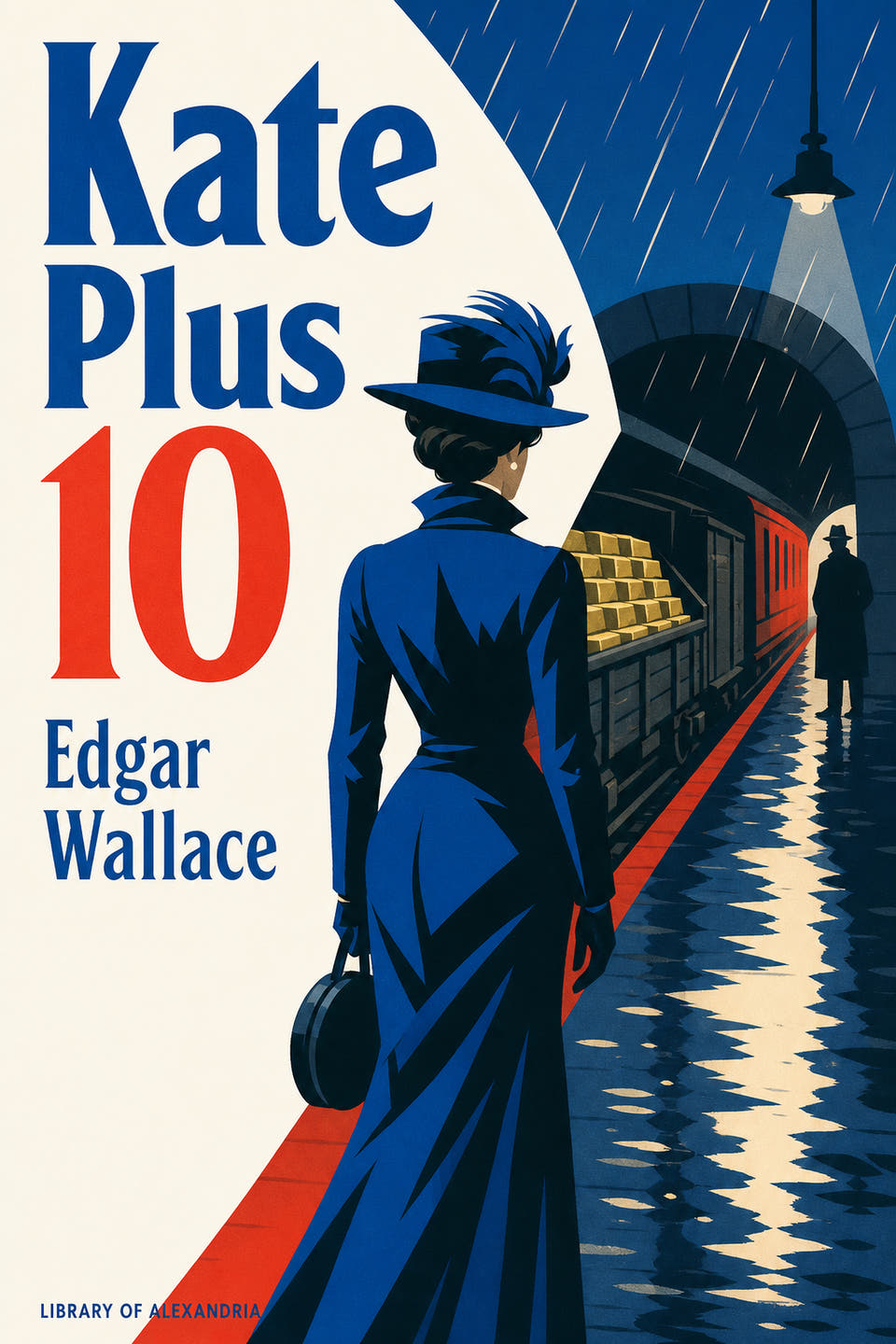 Kate Plus 10 by Edgar Wallace, the cover