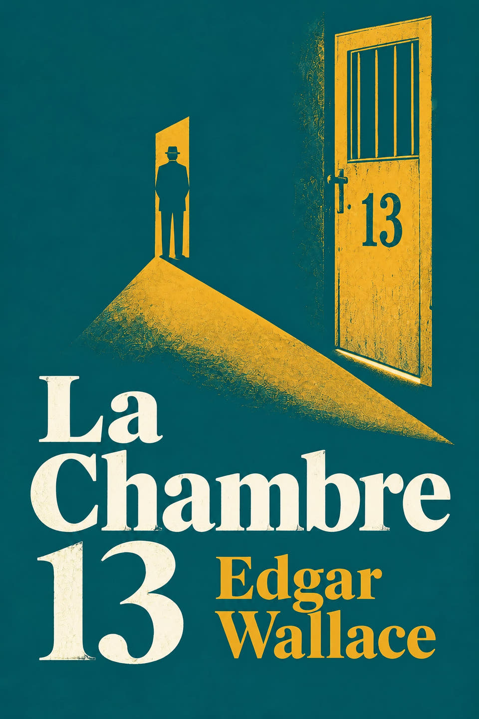La Chambre 13 by Edgar Wallace, the cover