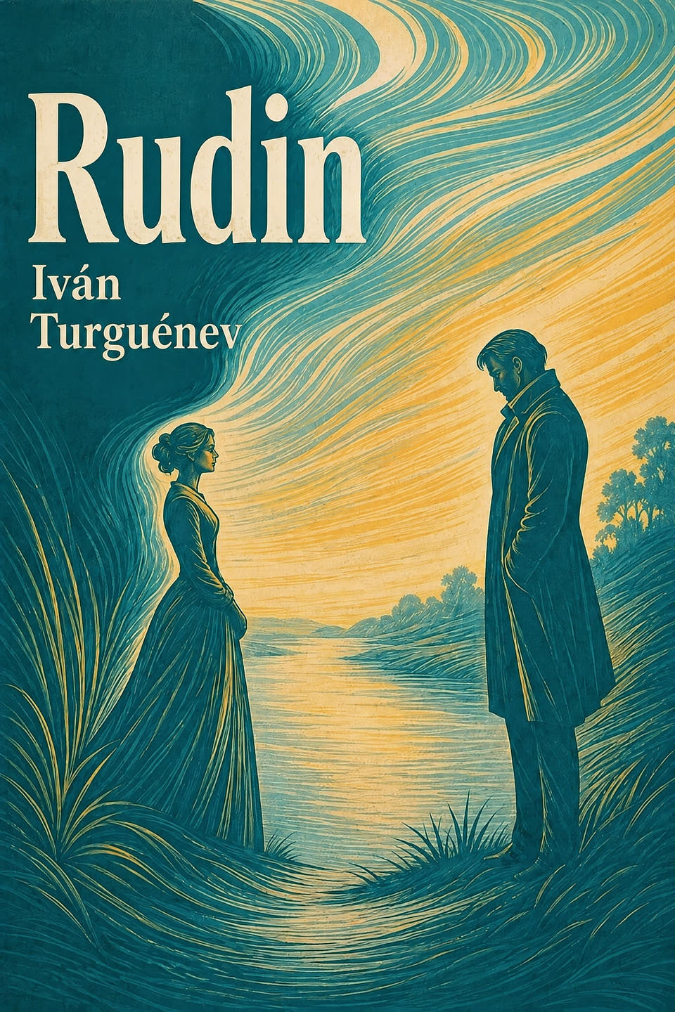Rudin by Iván Turguénev, the cover