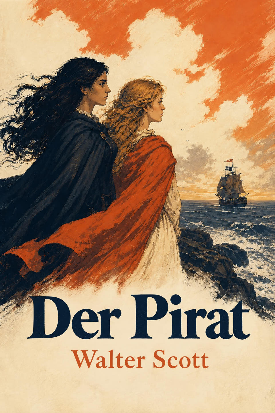 Der Pirat by Walter Scott, the cover