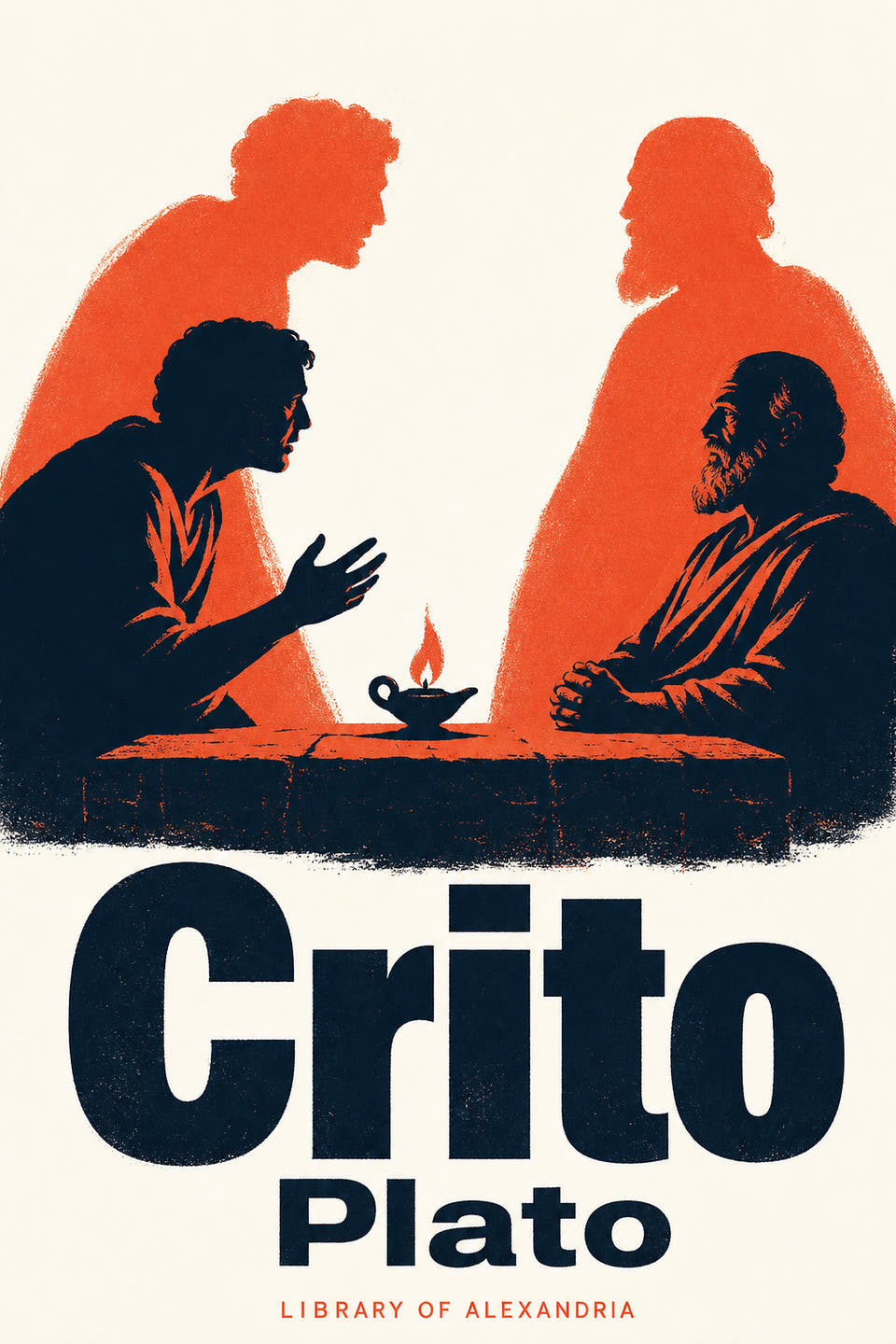 Crito by Plato, the cover