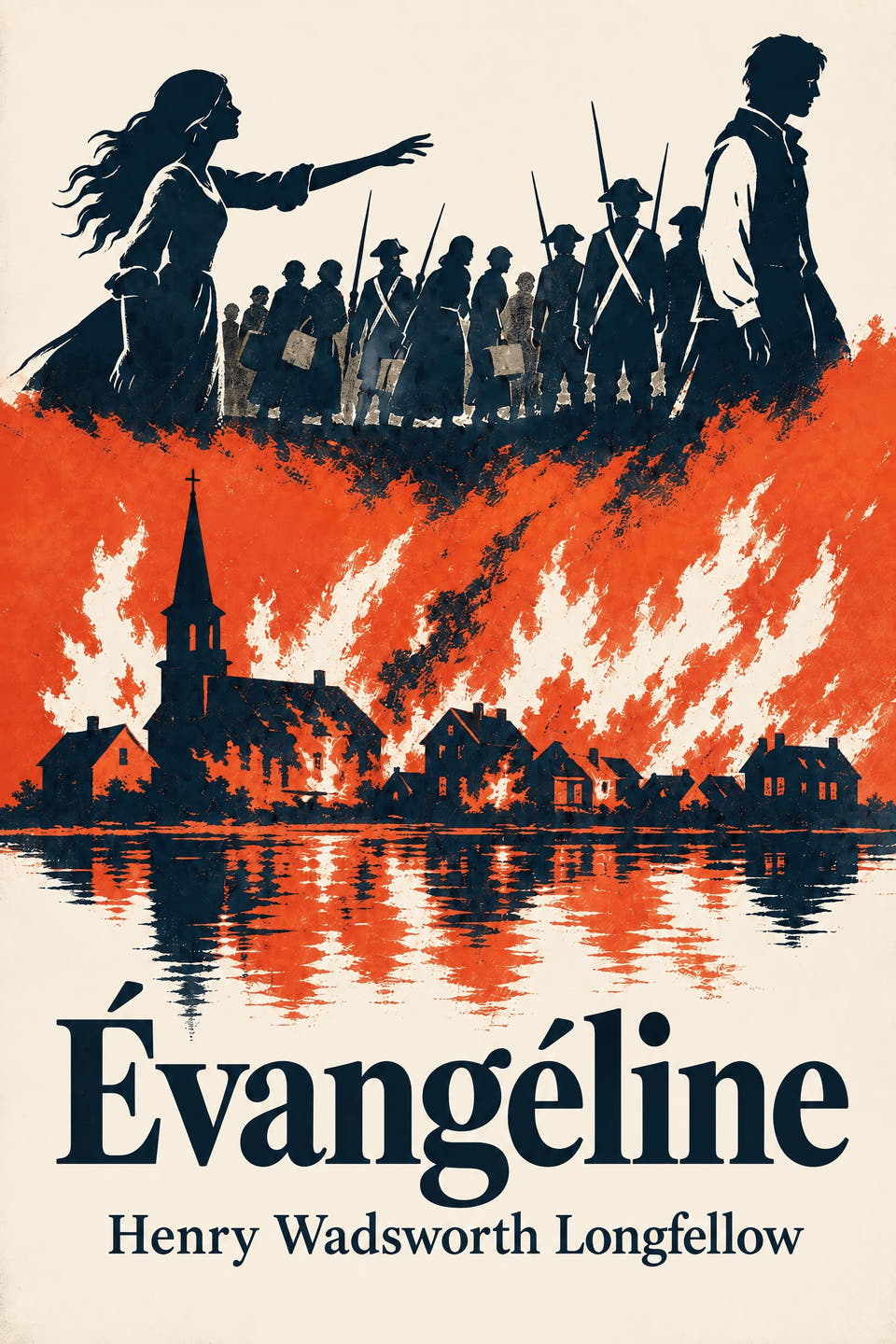 Évangéline by Henry Wadsworth Longfellow, the cover