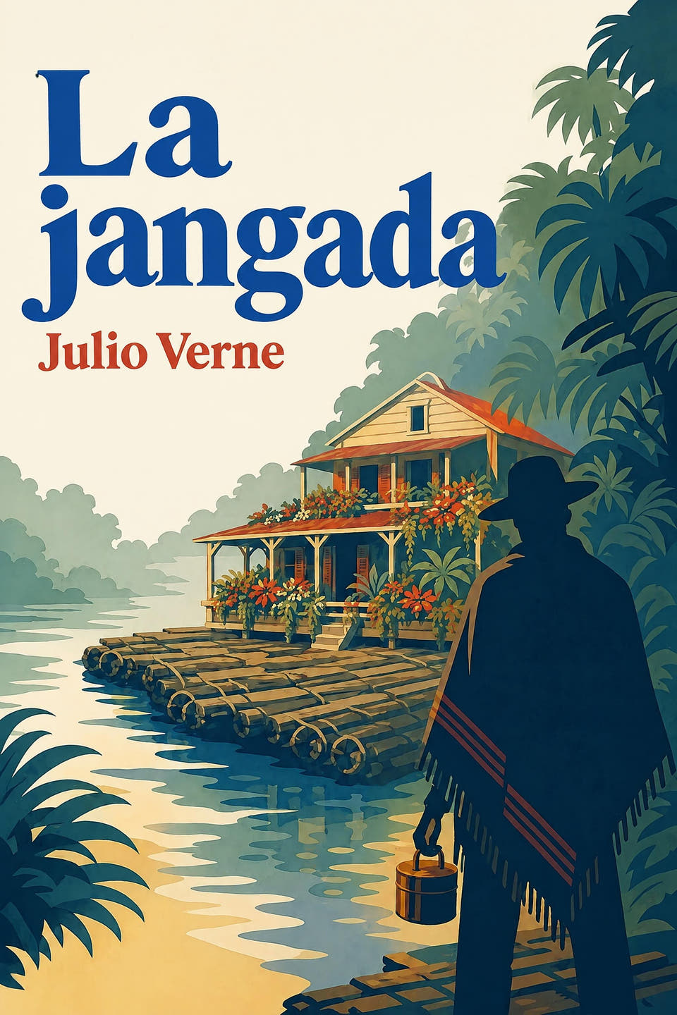 La jangada by Julio Verne, the cover