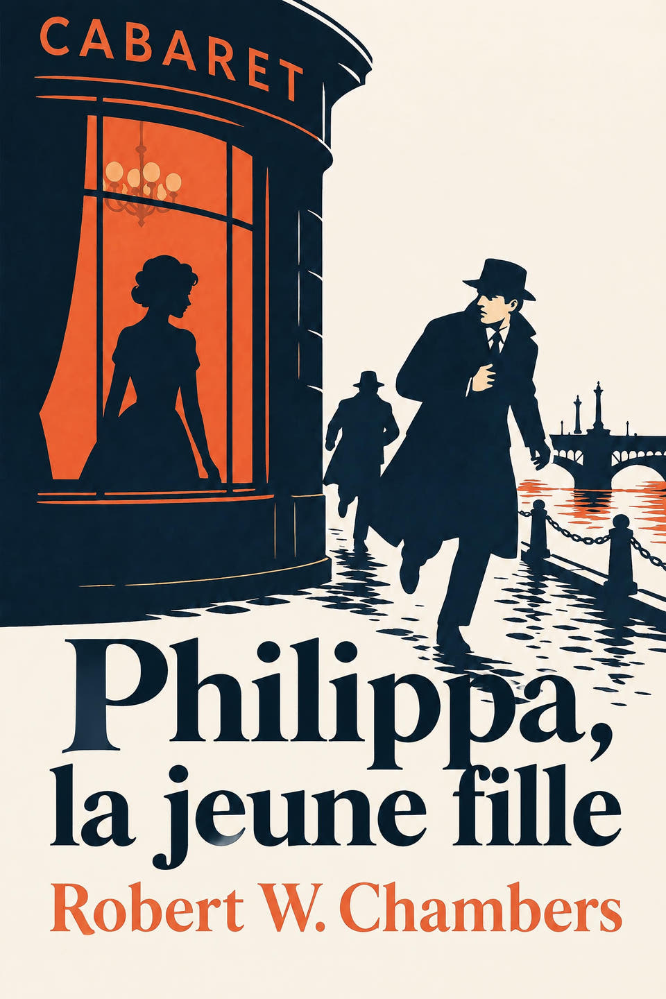 Philippa, la jeune fille by Robert W. Chambers, the cover