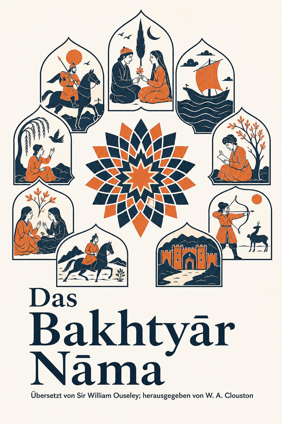 Das Bakhtyār Nāma by Übersetzt von Sir William Ouseley; herausgegeben von W. A. Clouston, the cover