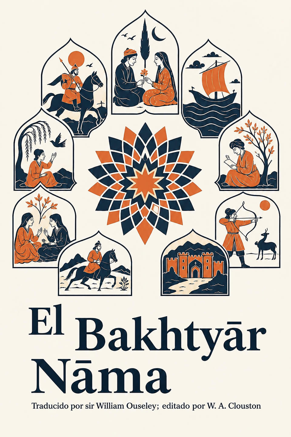 El Bakhtyār Nāma by Traducido por sir William Ouseley; editado por W. A. Clouston, the cover