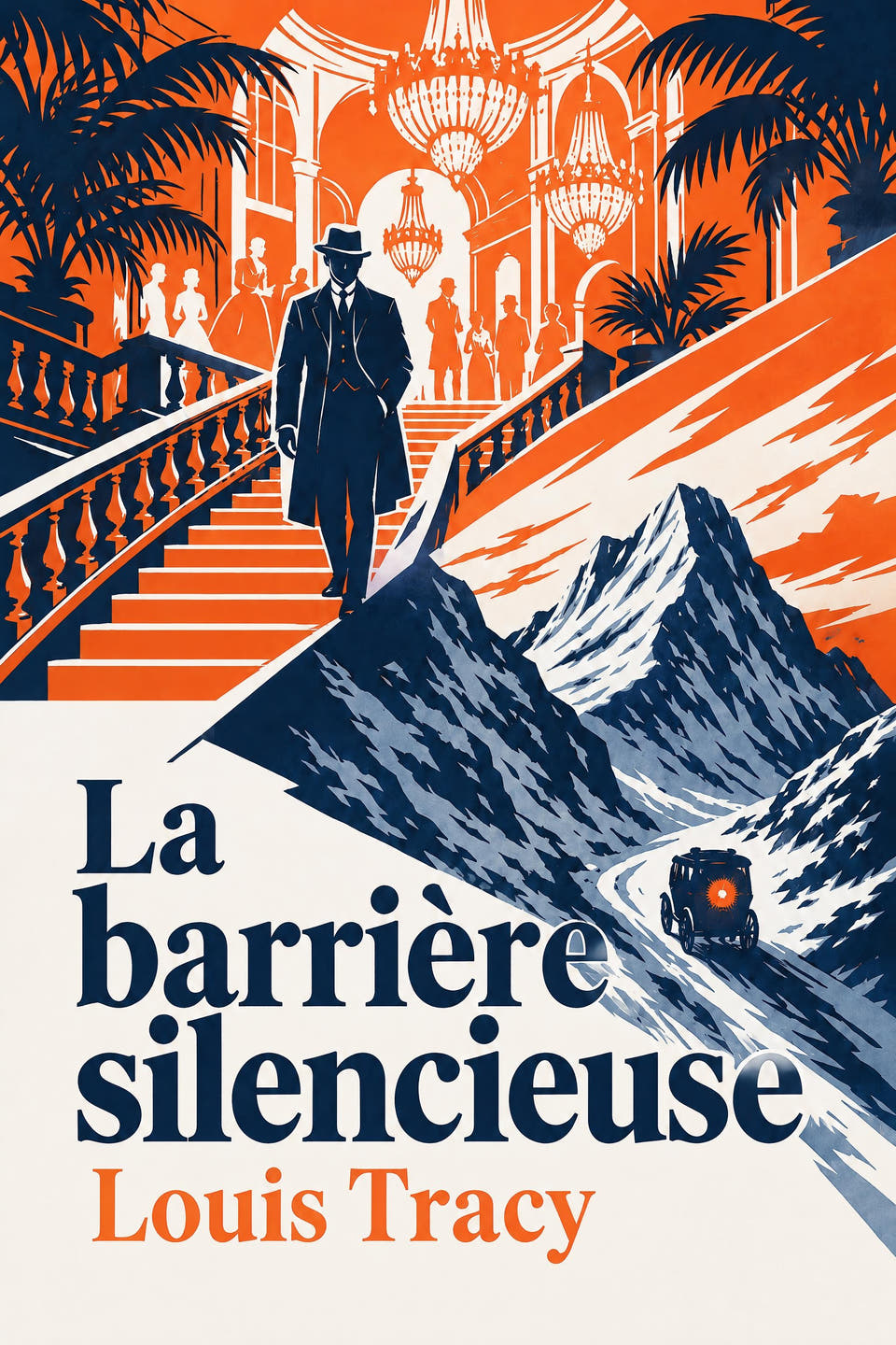 La barrière silencieuse by Louis Tracy, the cover