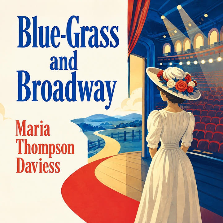 Blue-Grass and Broadway, the audiobook cover