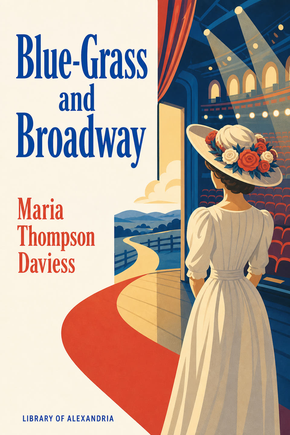 Blue-Grass and Broadway by Maria Thompson Daviess, the cover