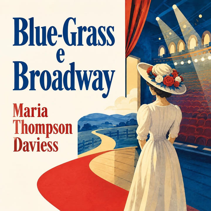 Blue-Grass e Broadway, the audiobook cover