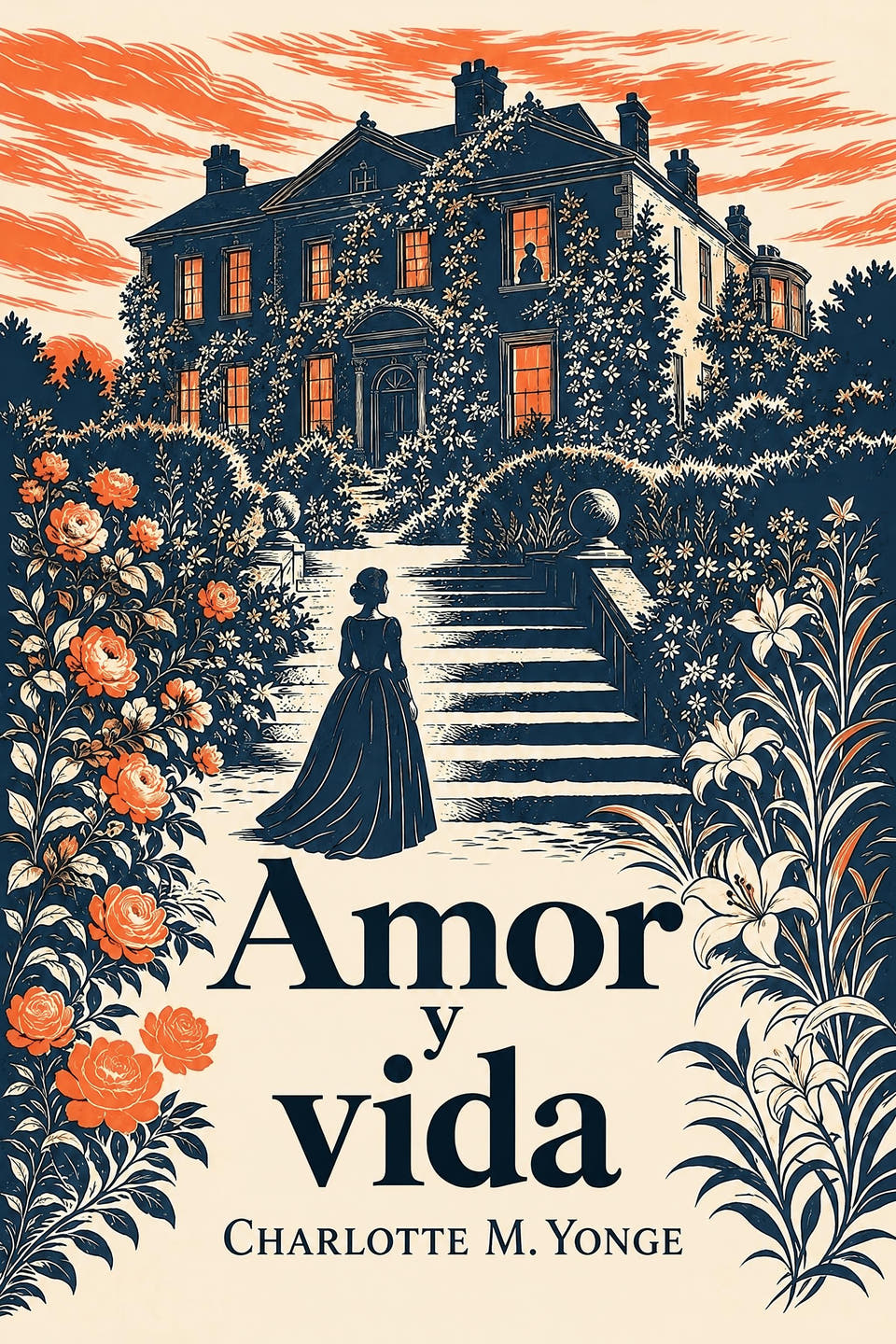 Amor y vida by Charlotte M. Yonge, the cover