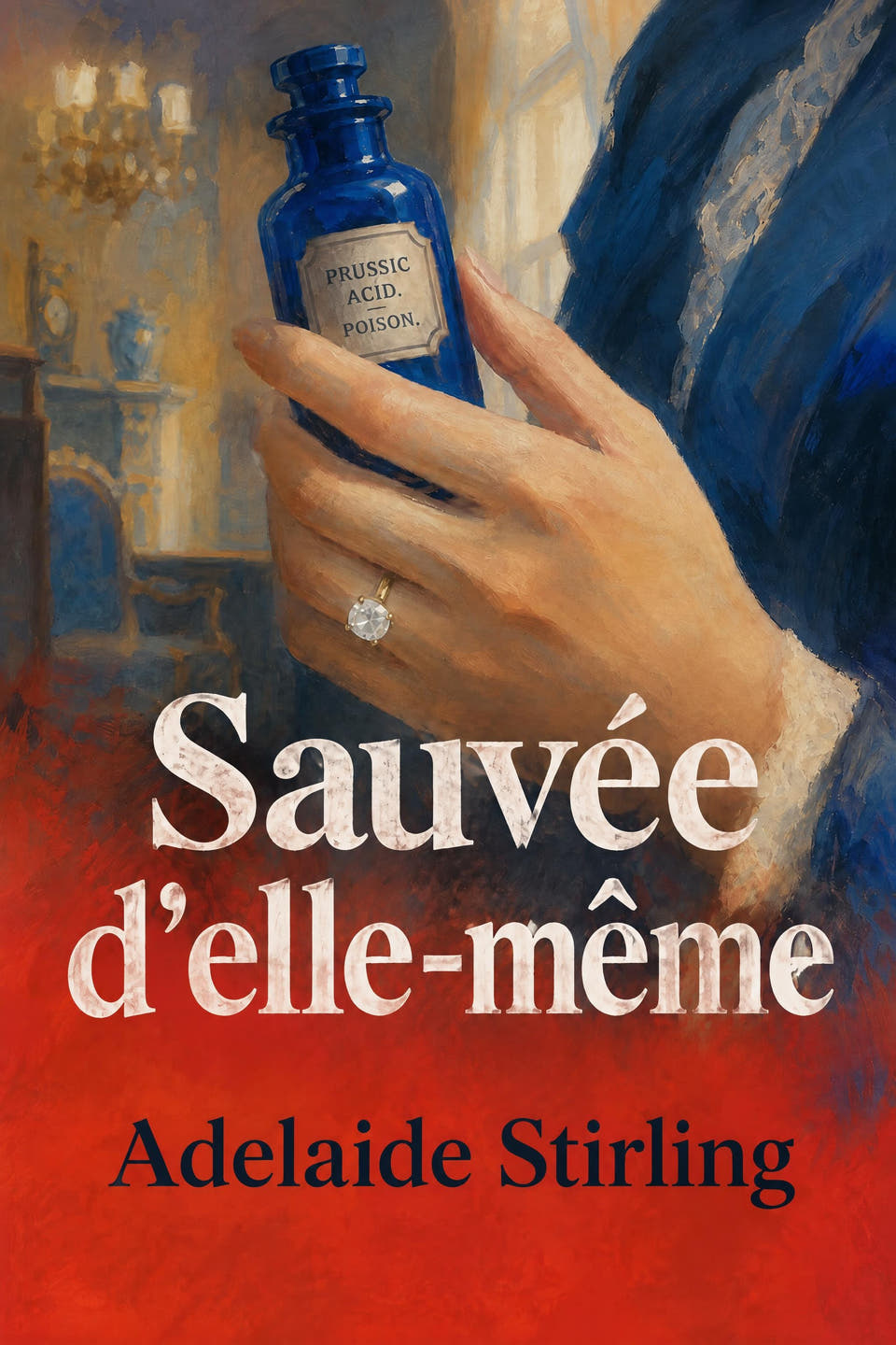 Sauvée d’elle-même by Adelaide Stirling, the cover