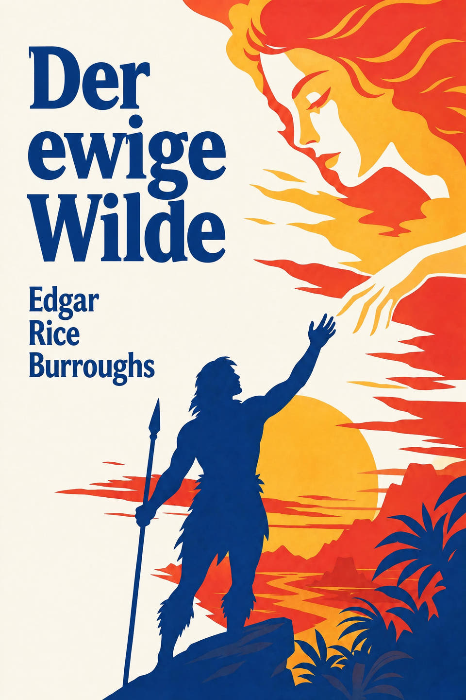Der ewige Wilde by Edgar Rice Burroughs, the cover