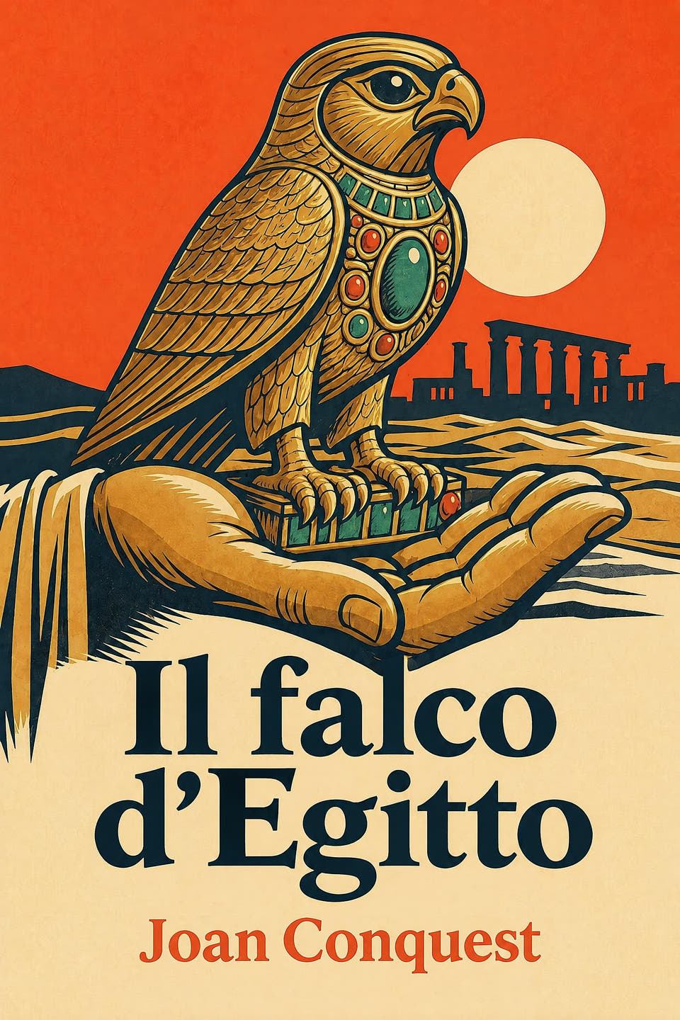 Il falco d'Egitto by Joan Conquest, the cover