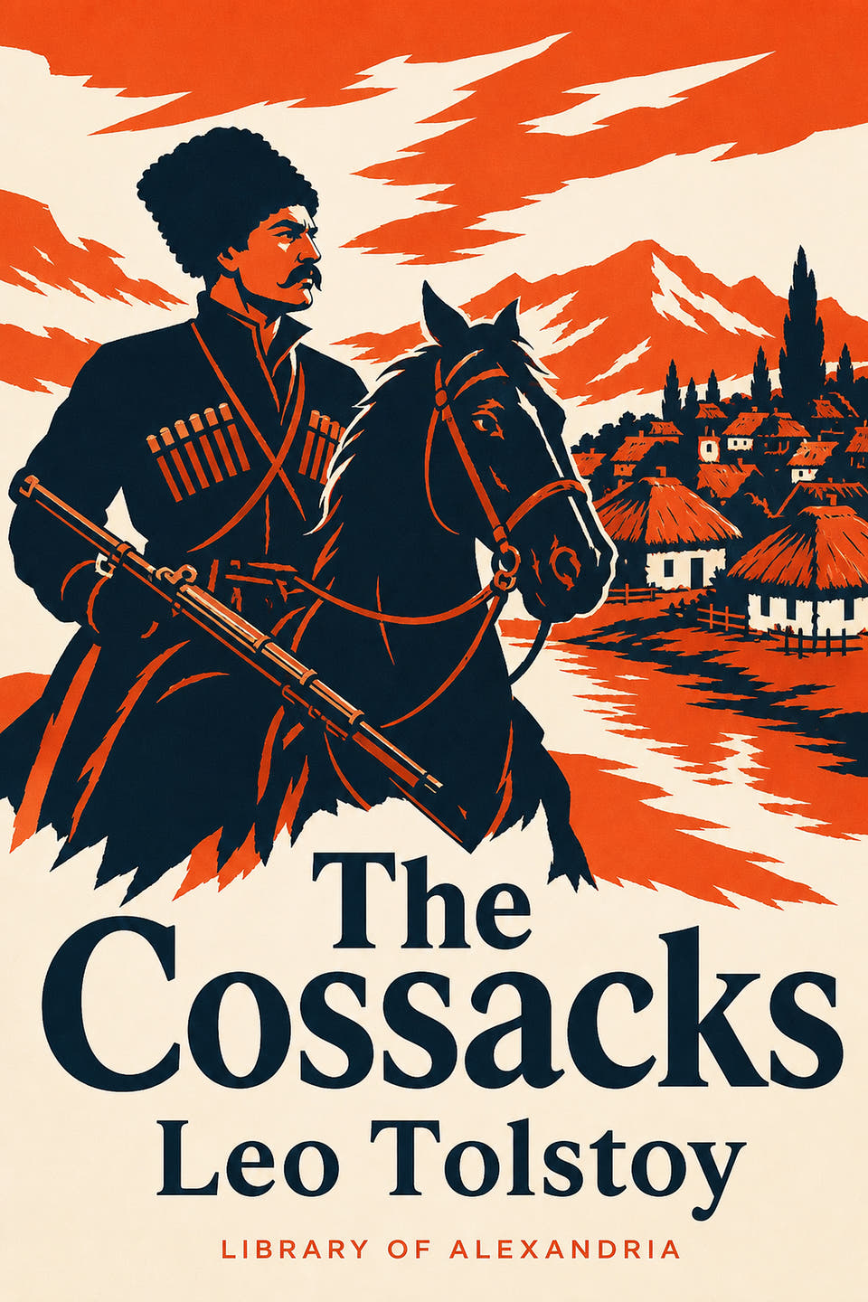 The Cossacks by Leo Tolstoy, the cover