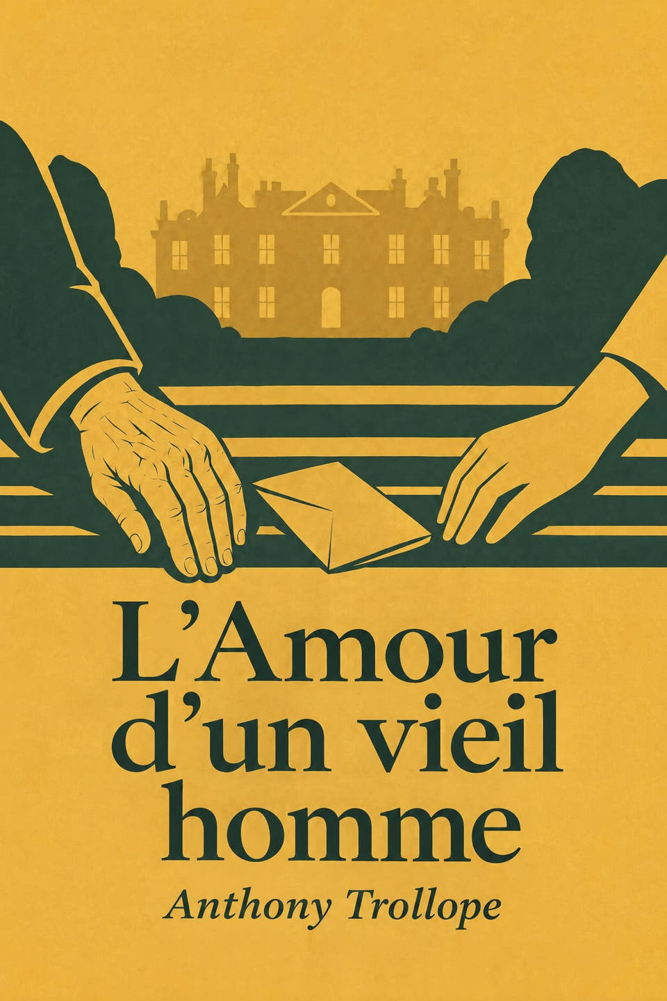 L’Amour d’un vieil homme by Anthony Trollope, the cover
