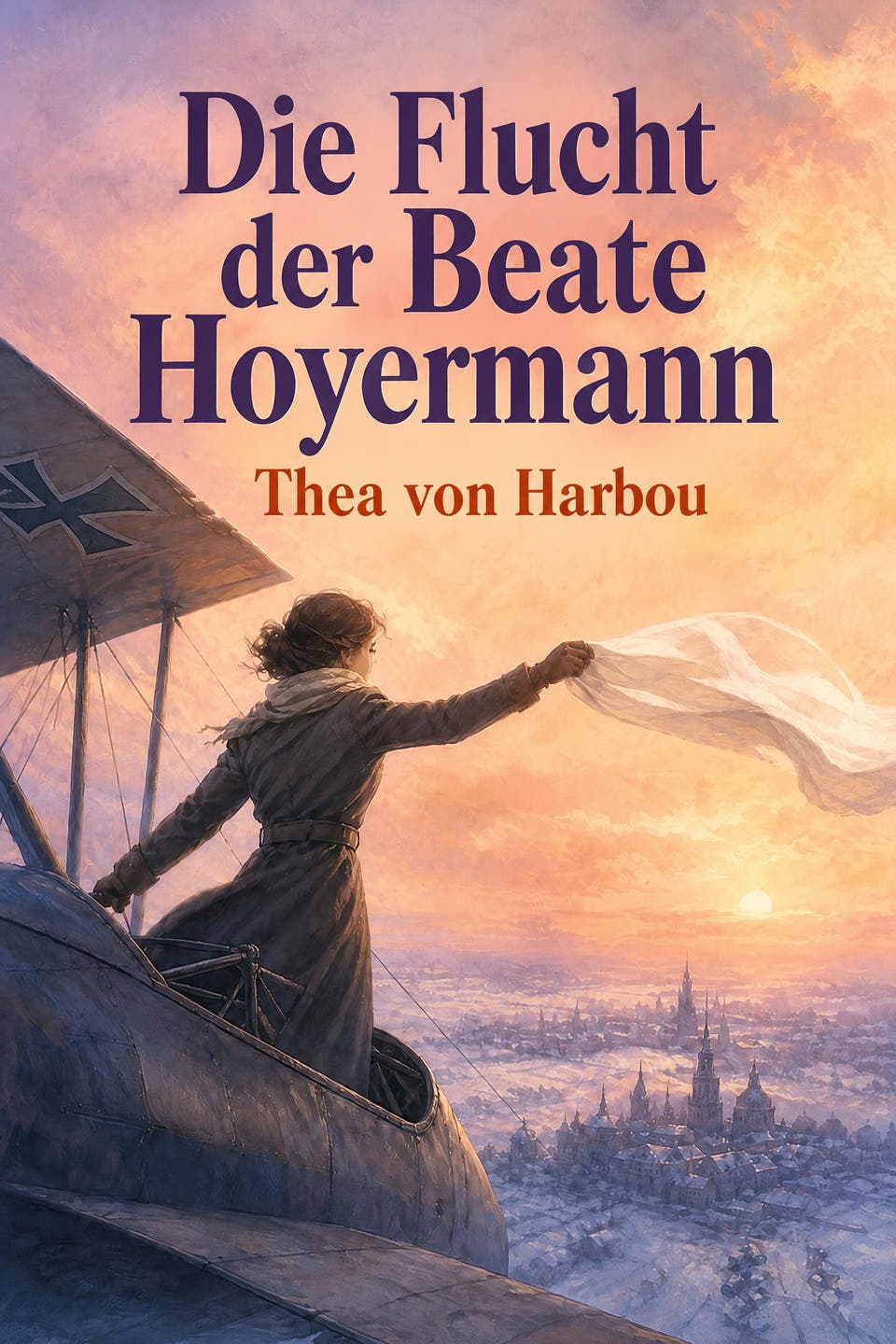 Die Flucht der Beate Hoyermann by Thea von Harbou, the cover