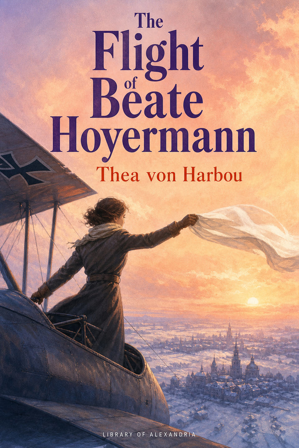 The Flight of Beate Hoyermann by Thea von Harbou, the cover