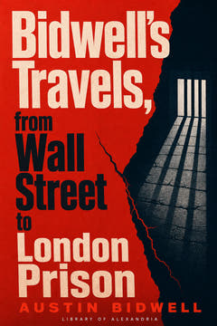 Bidwell's Travels, from Wall Street to London Prison, the cover of this edition