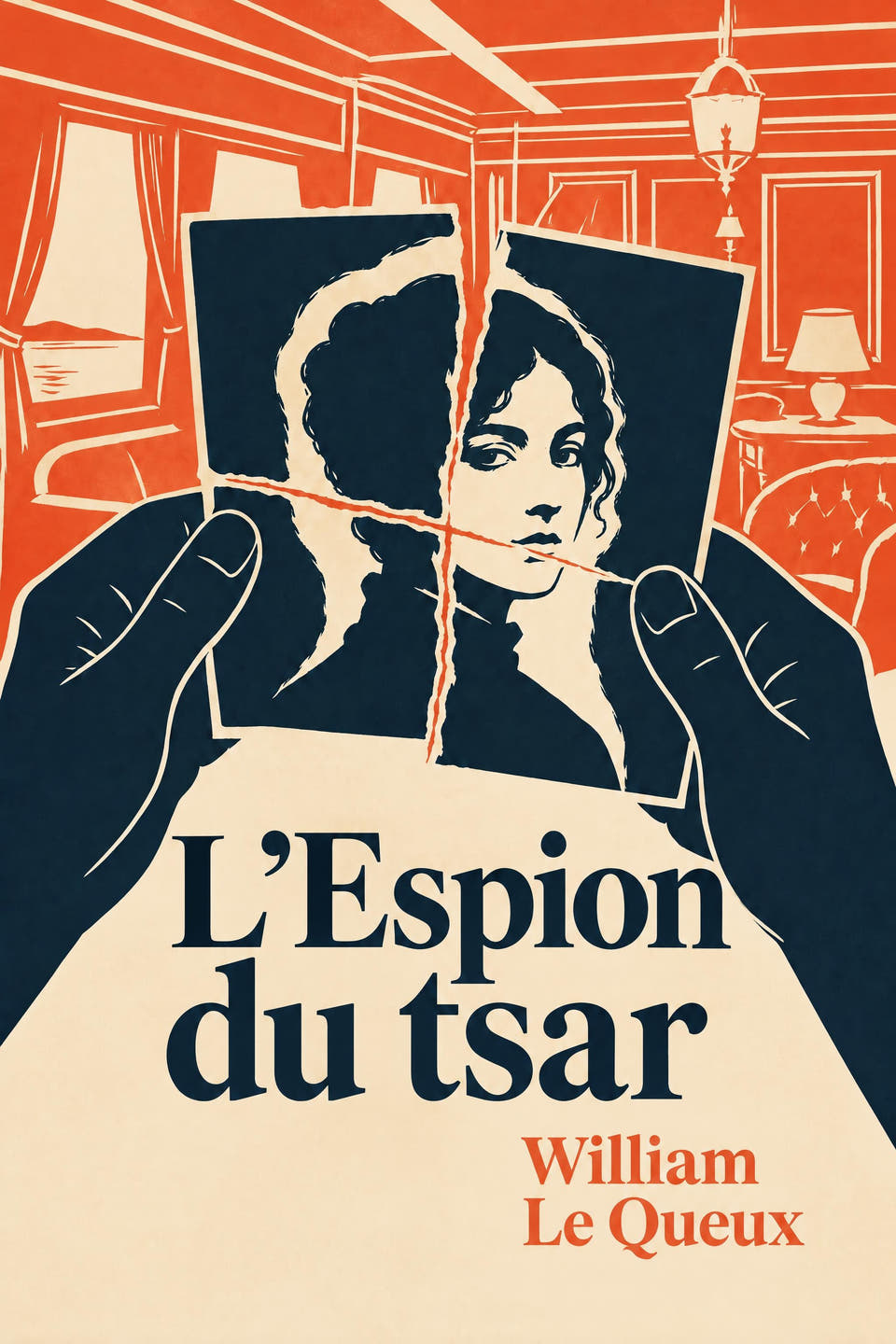 L’Espion du tsar by William Le Queux, the cover