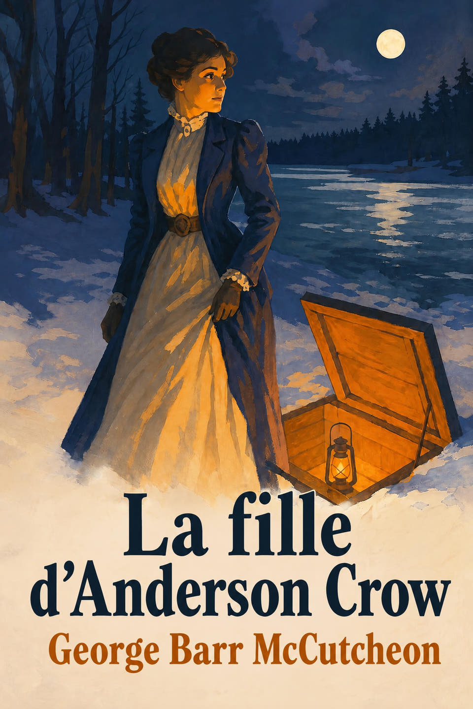 La fille d’Anderson Crow by George Barr McCutcheon, the cover
