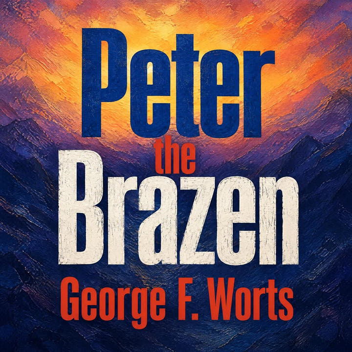 Peter the Brazen, the audiobook cover