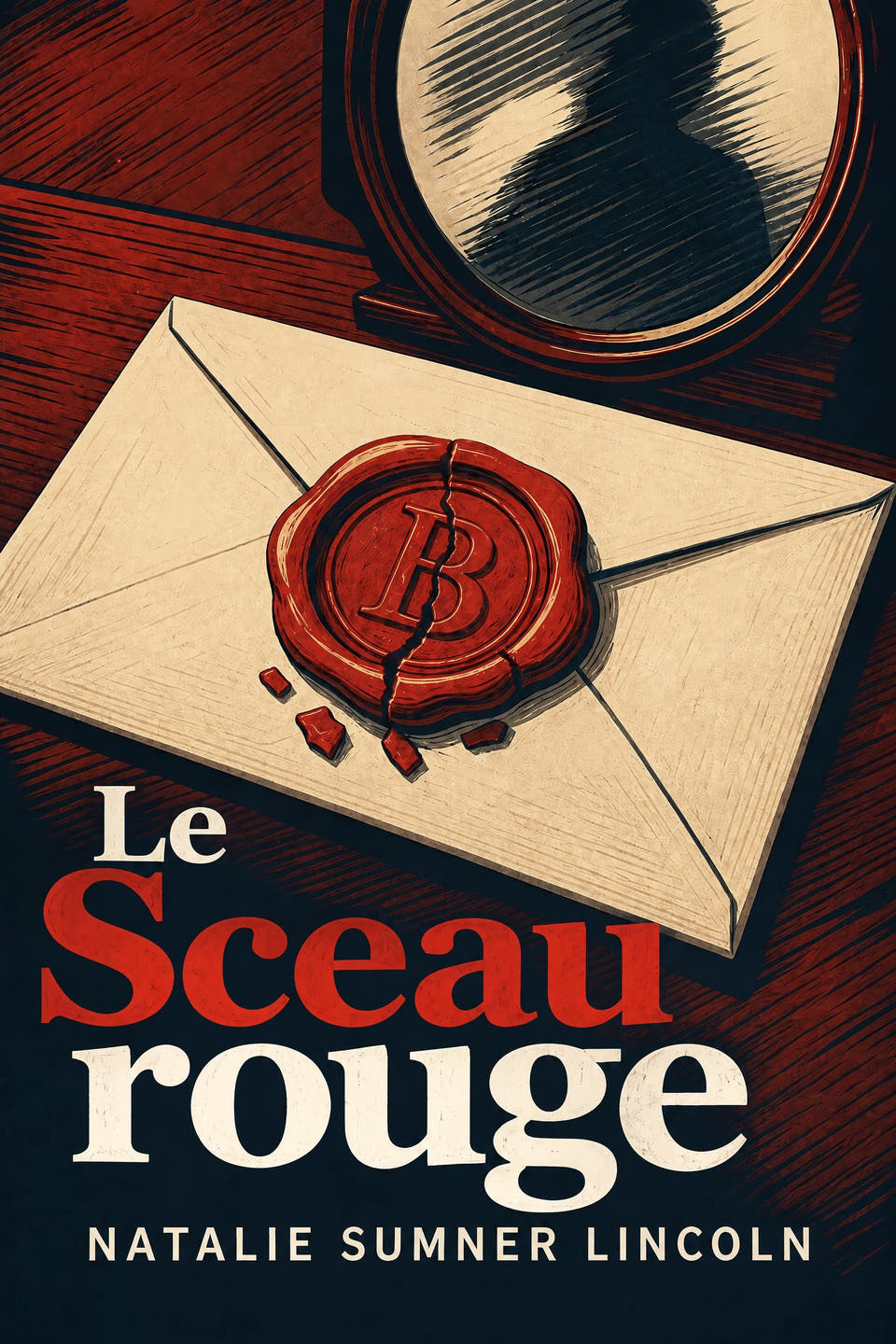 Le Sceau rouge by Natalie Sumner Lincoln, the cover