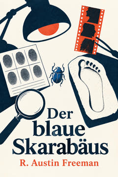 Der blaue Skarabäus, the cover of this edition