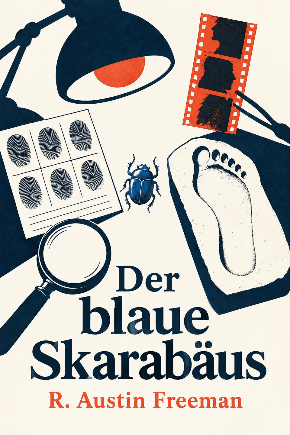 Der blaue Skarabäus by R. Austin Freeman, the cover