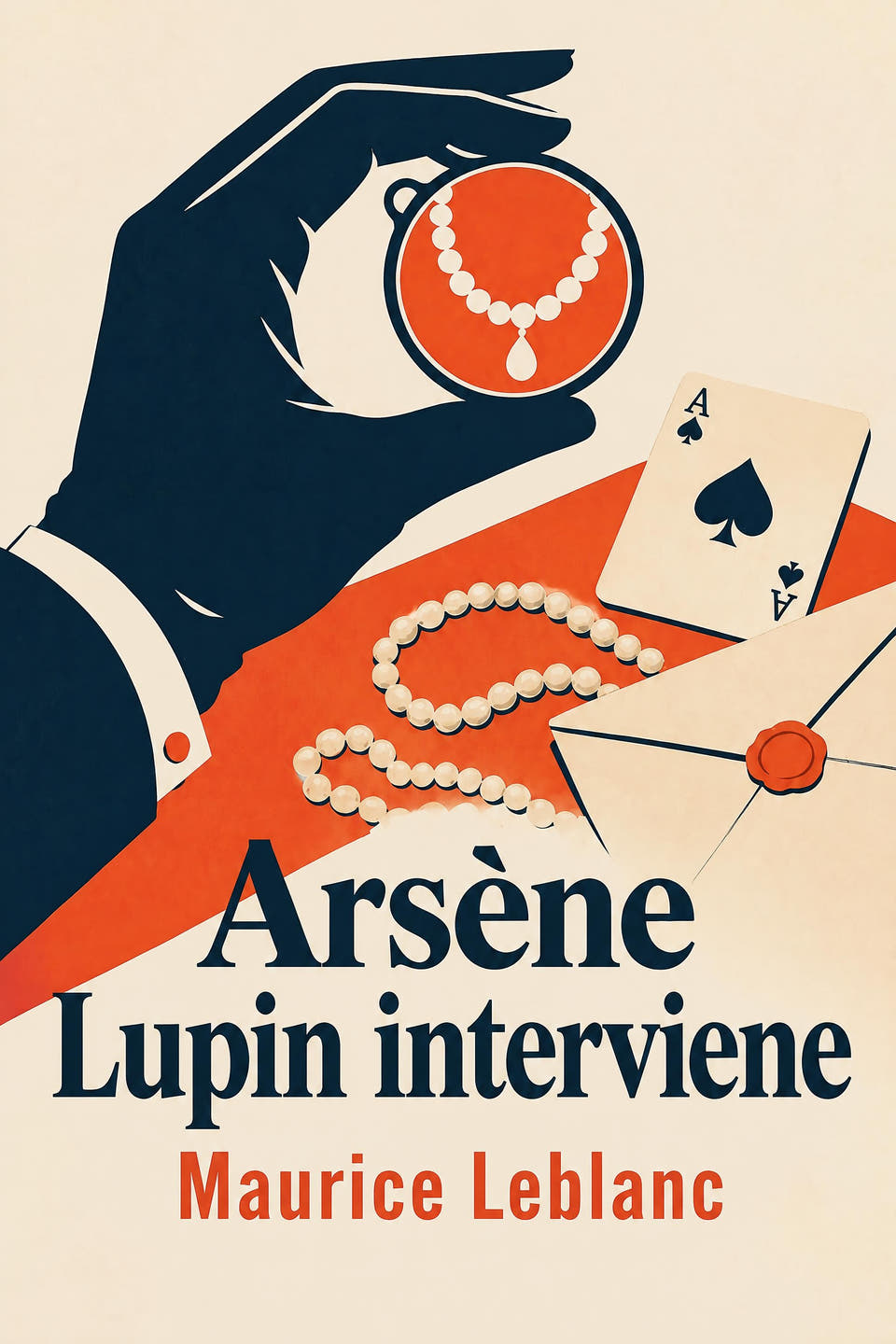 Arsène Lupin interviene by Maurice Leblanc, the cover
