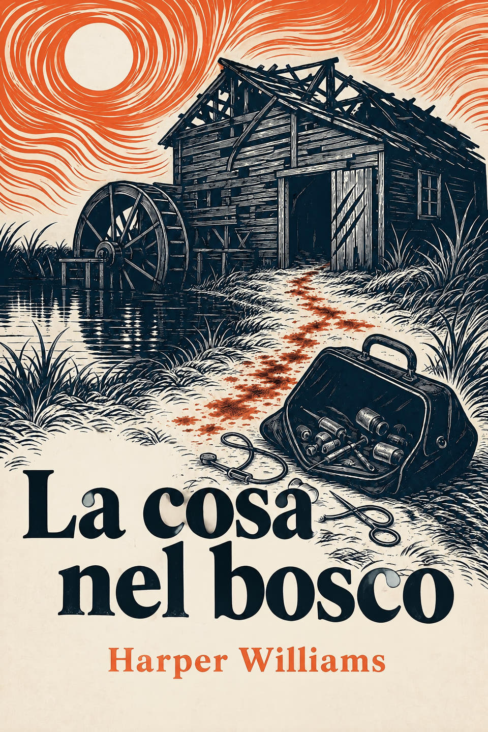 La cosa nel bosco by Harper Williams, the cover