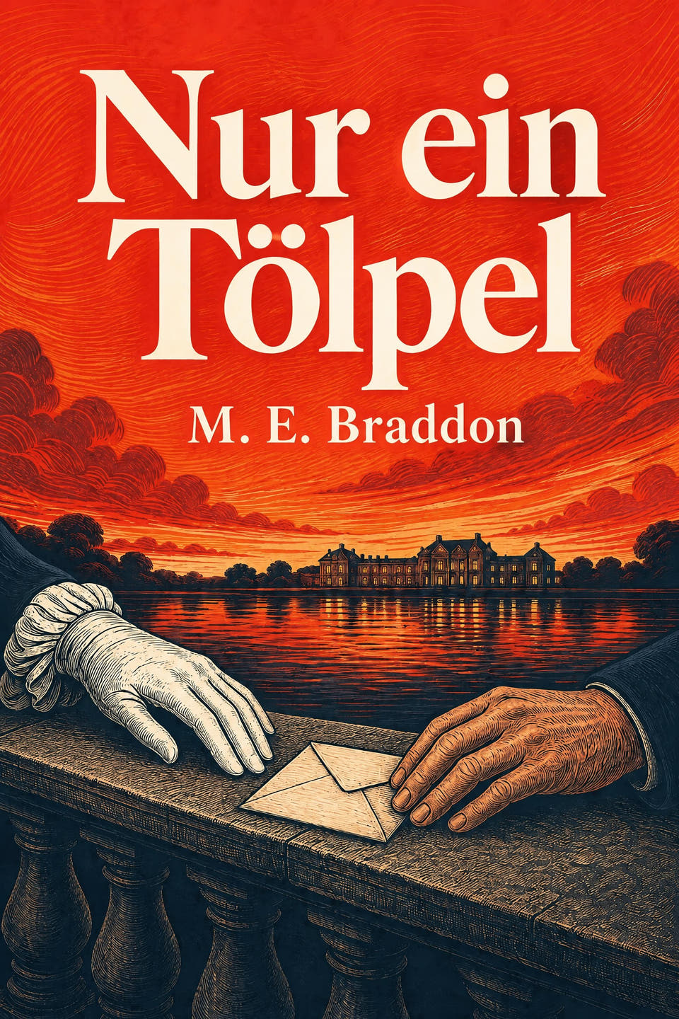 Nur ein Tölpel by M. E. Braddon, the cover